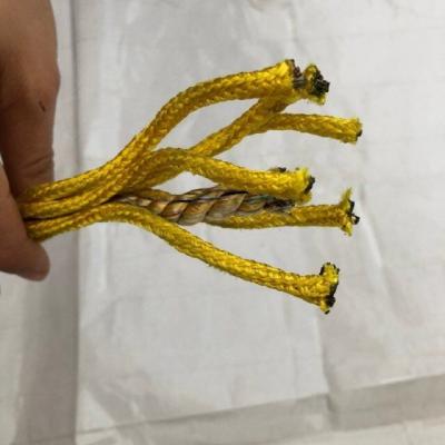 China 16mm 6 strand PET or PP outdoor combination playground rope for climbing net for sale