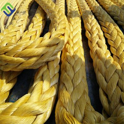 China 12 Strand UHMWPE Synthetic Rope UHMWPE Ship Rope for sale