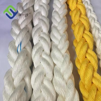 China Heavy Duty 48mm 56mm 60mm 64mm 72mm 8 Strand PP PET Mixed Polypropylene Polyester Mixed Ship Mooring Rope Te koop