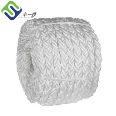 China UV Resistance Braided 8 Strand Polyester Ropes Mooring Ropes With Class Certificates for sale