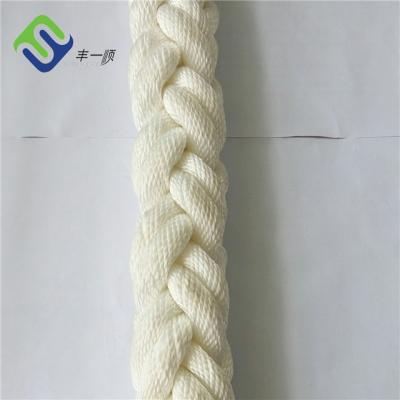 China 8 Strand Marine Nylon Rope Polyamide Rope 48mm Braided Towing Rope for sale