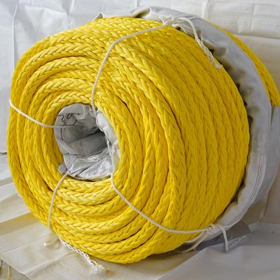 China 36mmx220m HMPE Spectra Mooring Rope 12 Strand UHMWPE Towing RopeHMPE Tug Towing Rope for sale