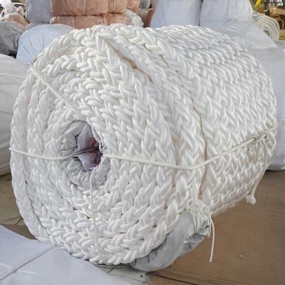 Chine 96mmx220m Polyester Marine Ancrage / Corde de remorquage 8 fils à vendre