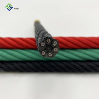 Κίνα Πυρήνας 18mm 6*8 FC χάλυβα σχοινιών συνδυασμού παιδικών χαρών πολυεστέρα που προσαρμόζεται προς πώληση