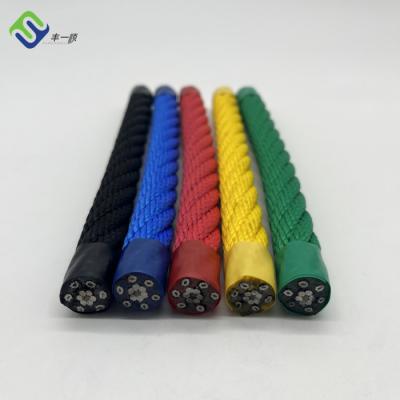 China Van de de Kabelpolyester van 6*8 IWRC het Draad Versterkte van de het Staalkern Koord van de de Combinatiespeelplaats Te koop