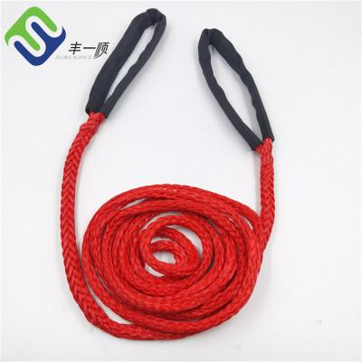 China 16mm emendado 12 corda HMPE marinho Tug Boat Tow Rope da costa UHMWPE à venda