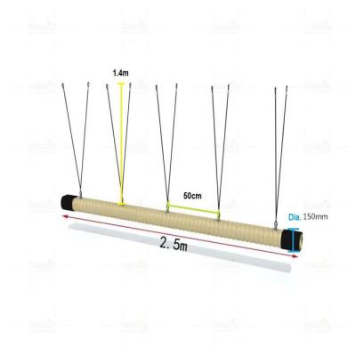 Κίνα αμμώδες αντι ωίδιο 120mm*2.5m γεφυρών παιδικών χαρών κρεμώντας για τα παιδιά προς πώληση