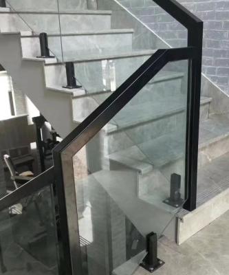 China Clean Frameless Glass Railing Pool Railing Stainless Steel Glass Fence for sale