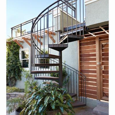 China Modern ECT 2023 Customize Spiral Stairs Exterior Stairs Staircase Design for sale