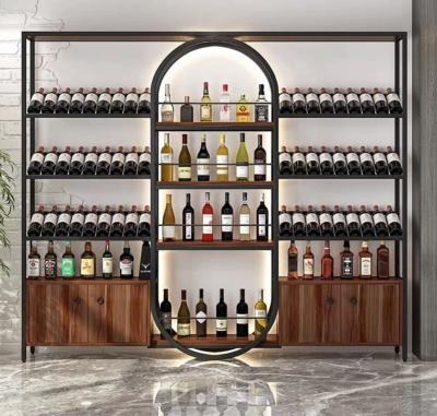 China Stocked Commercial Wine Shop Interior Design Customized Wholesale Factory Price Interior Wine Shop Display Furniture for sale