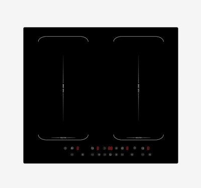 China Household 60cm / Cable 7400W 4 Burners Induction Cooker Zones Flexi Zone Induction Cooker Stovetop Stovetop ALP-D60474C3-4444 for sale