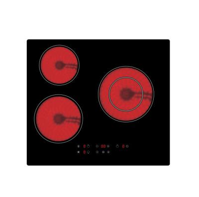 China Household 5200w 520*590mm Sensor touch 3 zones hob Hybriod ceramic hob cookerALP-DC7766 Te koop