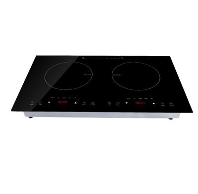 China Household 750*450mm Inverter Booster 2400W 2600W 2800W 3000W Double Two Burners Induction Cooker Boat Via Malaysia Model ALP-DIC123 for sale