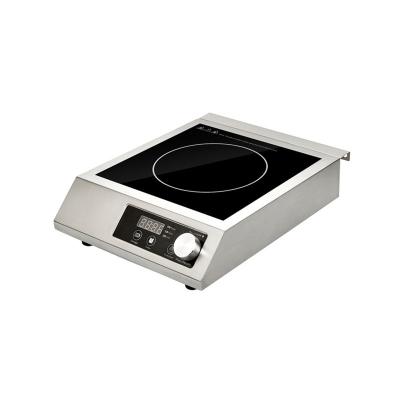 China Commercial Household High Power 3500W Induction Cooker Knob Control Stainless Steel Body ALP-A80 for sale