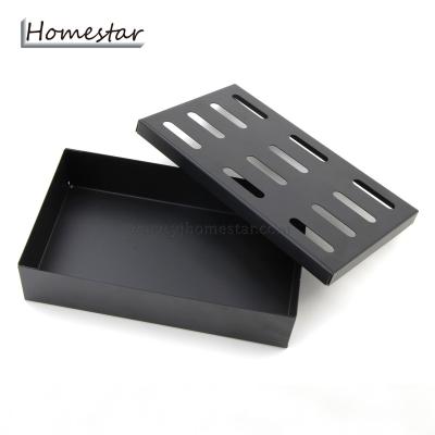 China Easily Cleaned Cast Iron Wood Chip Smoker Box for sale