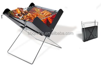 China Easily Assembled Simple Homemade V Shape Charcoal Grill for sale