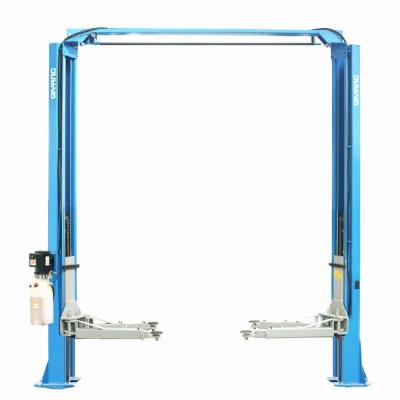 China Maintanence 4t Auto Asymmetrical Clear Floor Car Maintenance Two Post Car Lift for sale