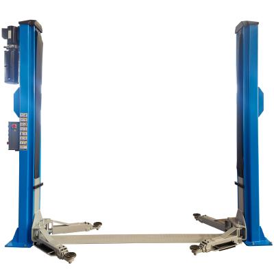 China 8-bending column 205 two column CE approved electromagnetic lock release 4500kgs floor plate post car lift for sale