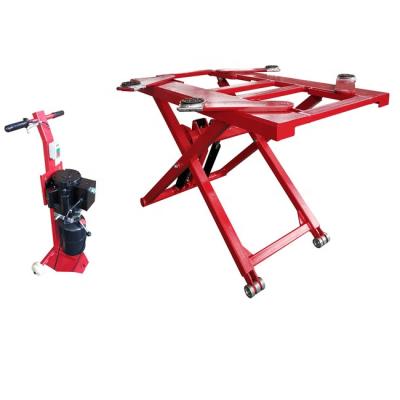 China cheap home garaged used 2800kg capacity 1200mm height mid rise scissor lift 2800kgs for sale