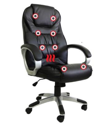 China (Size)Adjustable Hot Selling PU Faux Leather Game Racing Chair With Massage And Heater for sale