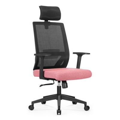 China Mesh Office Chair Ergonomic Swivel (waist) High Back Ergonomic Chair Comfortable Modern Adjustable for sale