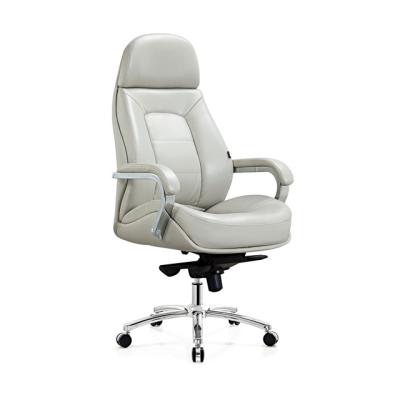 China Adjustable Luxury Ergonomic Boss Chair Design Furniture Office Leather Office (Height) Chair for sale