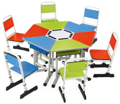 China Modern Plastic School Furniture Study Table And Chair For Kids Factory Supply for sale