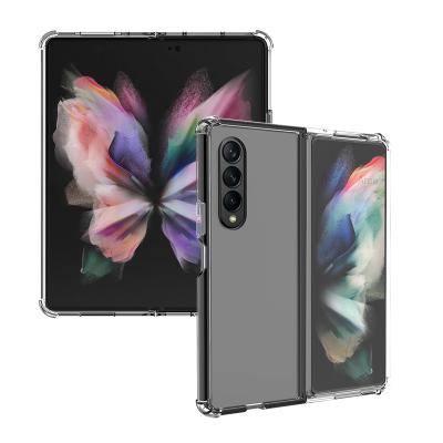 China Anti-drop Phone Clear Shockproof Case Cover Device For Samsung Galaxy Z Fold 3 Phone Case for sale