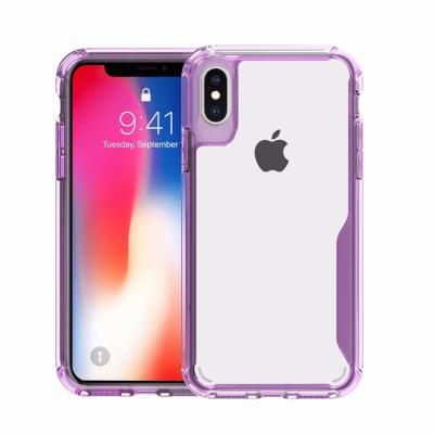 China Clear shockproof shockproof design for iphone x/xs/xr tpu+hard PC cover soft cell phone case for sale