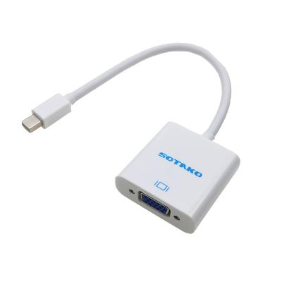 China SOTAKO Mini COMPUTER Display Port To VGA 1080P Converter Cable Support for sale