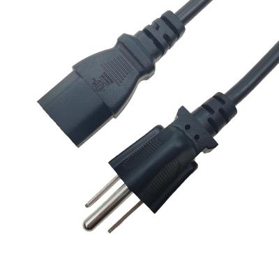 China A.W.G. Replacement American IEC C13 AC Power Cord of COMPUTER USA Standard 18 or Wholesale PC or Monitor for sale