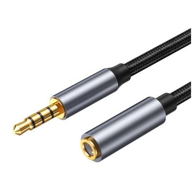 China SOTAKO 4 Microphone Earphone Extension Cable Pole 3.5mm Male To Female Stereo Audio Cable Extender Cord Premium Audio Cable for sale