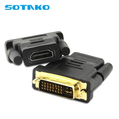 China SOTAKO DVI24+5 Male to HDTV 1080P DVI Female Bi-Directional Adapter Support for sale