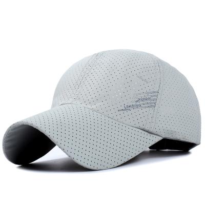 China New Design COMMON Logo Mesh Breathable Waterproof Quick Dry Custom Fitted Embroidery Baseball Sport Hat For Men Running for sale