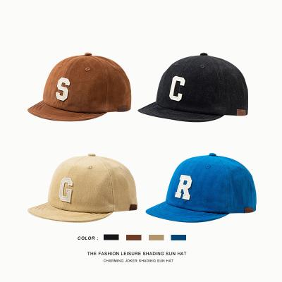 China Customizable JOINT Logo Embroidery Neon Colorful Short Brim 5 Panels Hip Hop Vintage Baseball Mens Hat With Buckle for sale