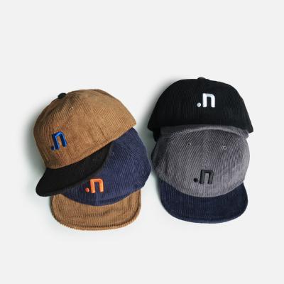 China JOINT INS Fashion Letter Logo 3D Embroidery Corduroy Shorts Bill Man Vintage Baseball Sports Fashion Hats for sale