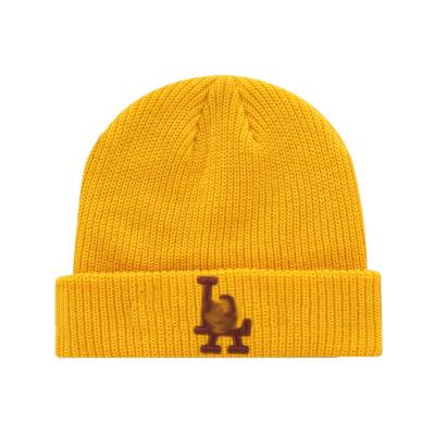 China 2021 Hot Selling High Quality Winter Fashionable LA COMMON Woven Low MOQ Hats By CSI NY Style Knitting Beanie Hats for sale