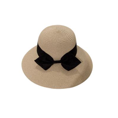 China 2021 High Quality Custom Logo Import Paper Women Sun Protection Straw Hat Cloche Manufacturer For Natural Adults for sale