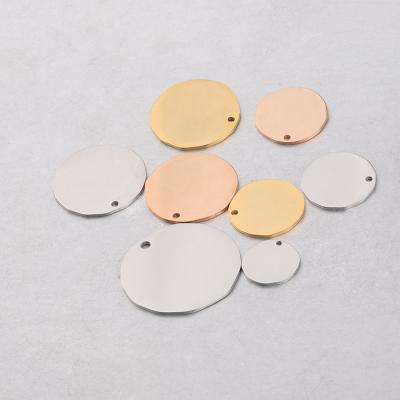 China Custom Real U Hypoallergenic Jewelry Tags For Jewelry Making Stainless Steel Jewelry Tag Custom Laser Engraved Logo Charm Holiday Gifts for sale