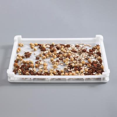 China Cost Effective Food Safe Confectionery Stacking Vented Plastic Drying Trays For Jelly Beans/Fruit Jelly for sale