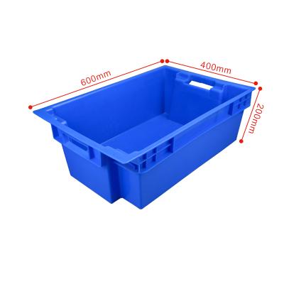 China Solid Plastic Box Manufacturing HDPE Food Grade Fruit Shipping Agricultural Crates For Sale for sale