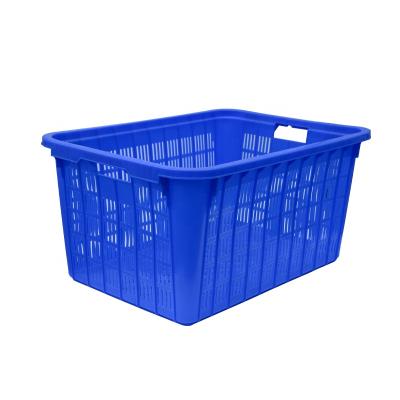 China Mesh Transport And Storage Ideal Choice Vented Stackable Plastic Fruit Vegetable Large Crate for sale