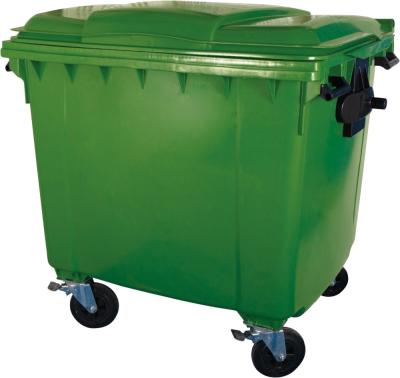 China Sustainable Plastic 660L Waste Box Street Trash Can for sale