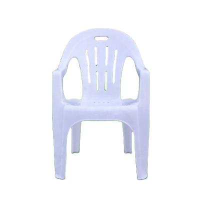 China Modern factory hdpe/pp patio garden white blank plastic chairs and tables with armrest for sale