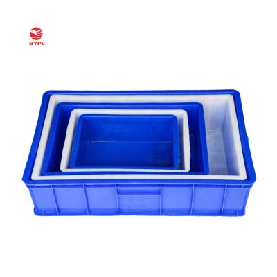 China Manufacturer Plastic Heavy Duty Rectangle Material Packaging Box Parts Bin / Plastic Trash Bins for sale