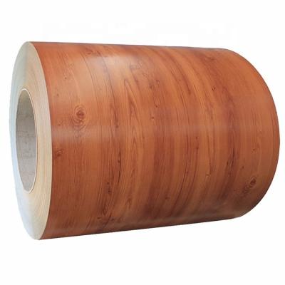 China PE ACP wood grain color coated aluminum sheet coil used for home-decoration for sale