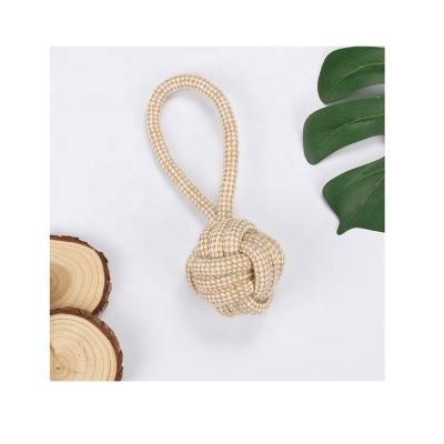 China Wholesale Cheap Sustainable Factory Use Pet Cotton Rope Interactive Interactive Toy for sale