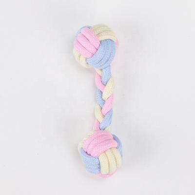 China Reusable and Durable Cotton Pet Viable Wholesale Price Toy Set Rope for sale