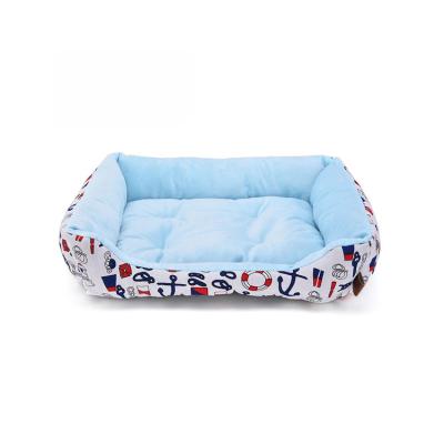 China Best Selling Sustainable Fashion Soft Wash Mechanical Pet Bed Fiber Pet Bed for sale