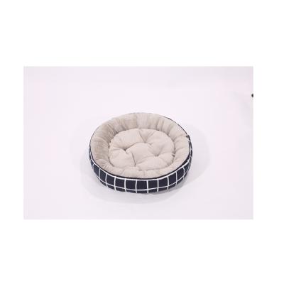 China New Product Launch Sustainable Fashion Trend Round Donut Small Animals Bed Washable Pet Bed for sale